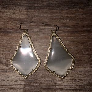 Kendra Scott Alexandra Earrings in Slate Grey